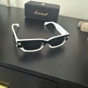 Stylish Black and White Sunglasses